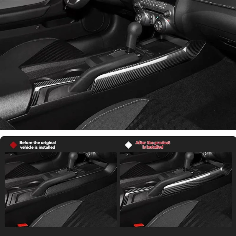 For Camaro 2010-2015 Carbon Fiber Car Central Console Side Decoration Panel Strips Cover Trim Real
For Camaro 2010-2015 Carbon Fiber Car Central Console Side Decoration Panel Strips Cover Trim Real