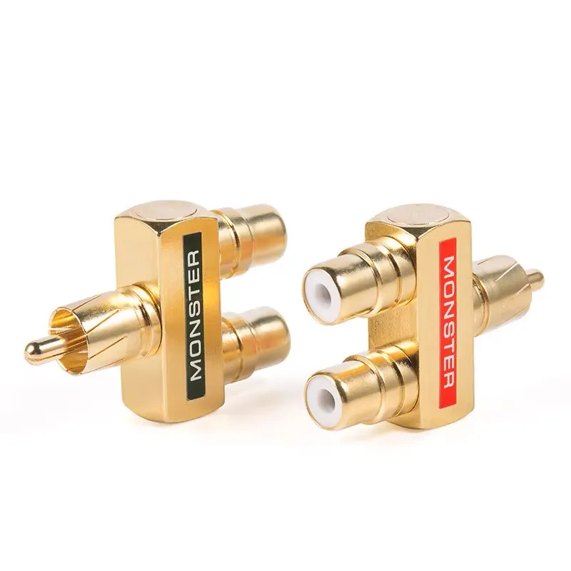 1/3/5PCS RCA Lotus Three way One Split Two Adapter One Male Two Female AV Converter Plug
1/3/5PCS RCA Lotus Three way One Split Two Adapter One Male Two Female AV Converter Plug