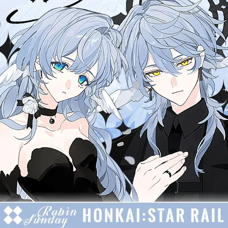 DIY Anime Game Honkai: Star Rail Robin Sunday Laser Ticket Badge Birthday Present Collection Souvenir Unofficial
DIY Anime Game Honkai: Star Rail Robin Sunday Laser Ticket Badge Birthday Present Collection Souvenir Unofficial