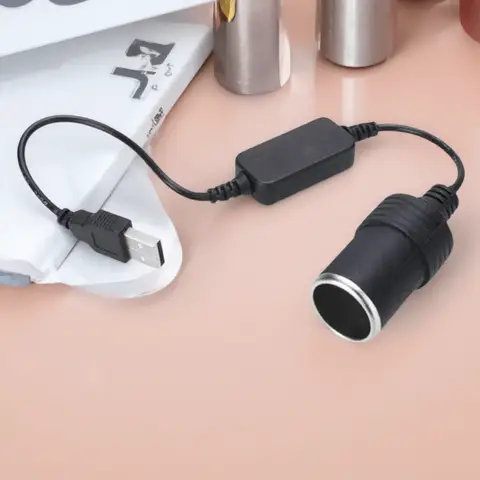 5V 2 1A USB to 12V 8W Car Cigarette Lighter Adapter Converter Fast Charger Power Supply for Car Accessories Auto Charging Device