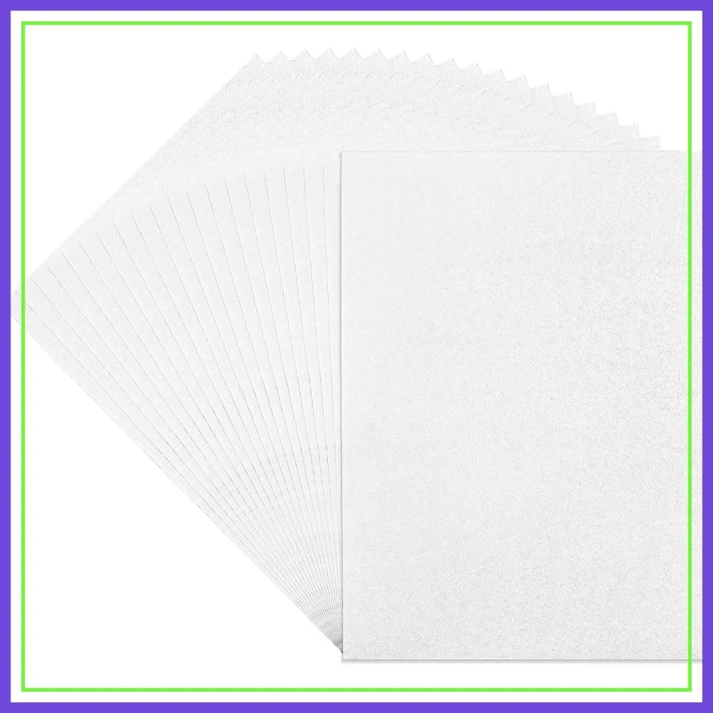 36 Pcs Shrink Plastic Sheets, Clear Shrink Paper for DIY Keychain & Jewelry Making, 7.9 x 5.7 inch
36 Pcs Shrink Plastic Sheets, Clear Shrink Paper for DIY Keychain & Jewelry Making, 7.9 x 5.7 inch