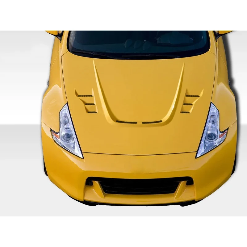 370Z Bonnet Hood With 3 Vents Ver.2 Hood Fits for Z34 Dry Carbon Fiber 370Z Engine Cover Z Vented.
370Z Bonnet Hood With 3 Vents Ver.2 Hood Fits for Z34 Dry Carbon Fiber 370Z Engine Cover Z Vented.