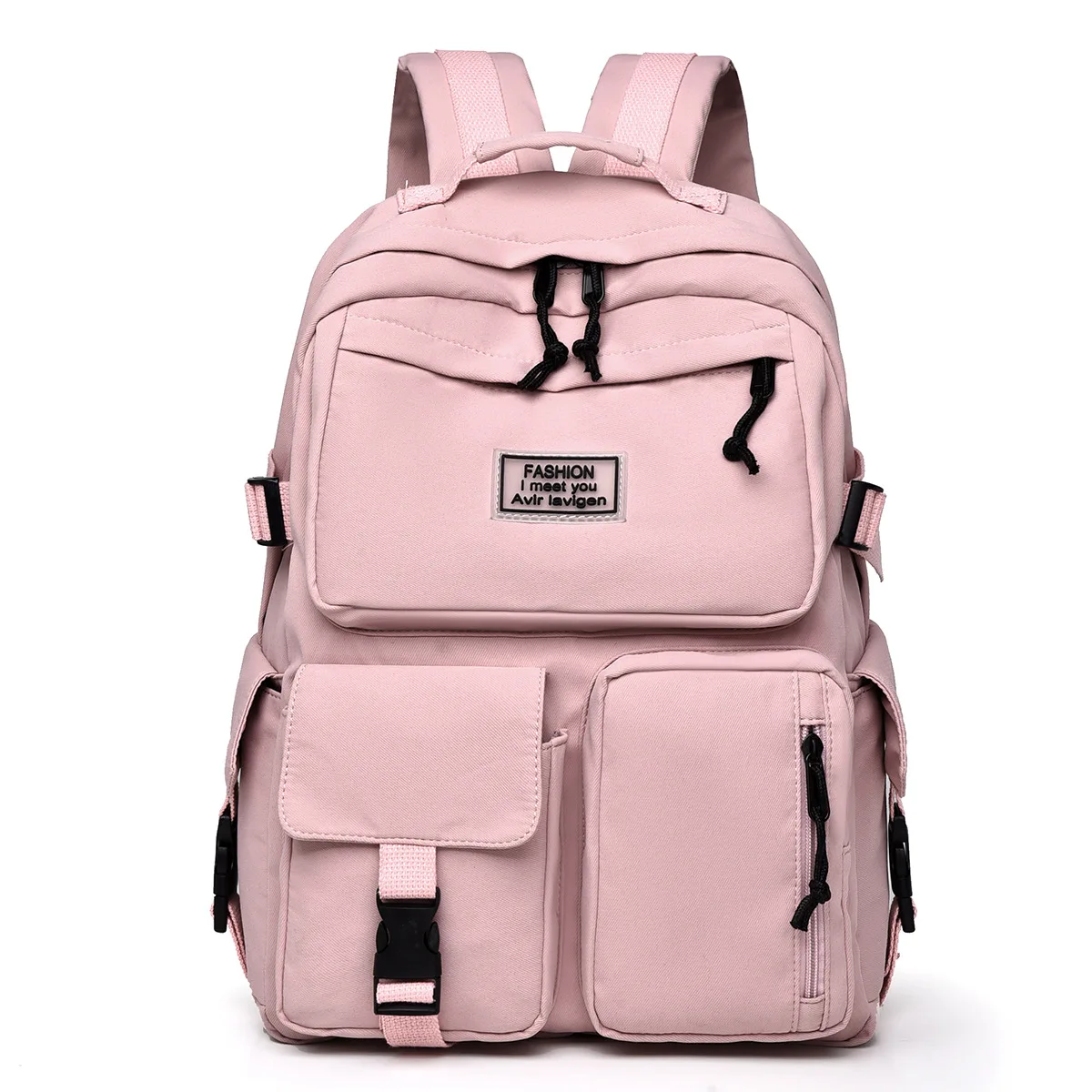 2026 Multi-pocket Men and Women Universal Nylon Large-capacity Leisure Simple Schoolbag Insert Buckle Computer Backpack bolsas
2026 Multi-pocket Men and Women Universal Nylon Large-capacity Leisure Simple Schoolbag Insert Buckle Computer Backpack bolsas