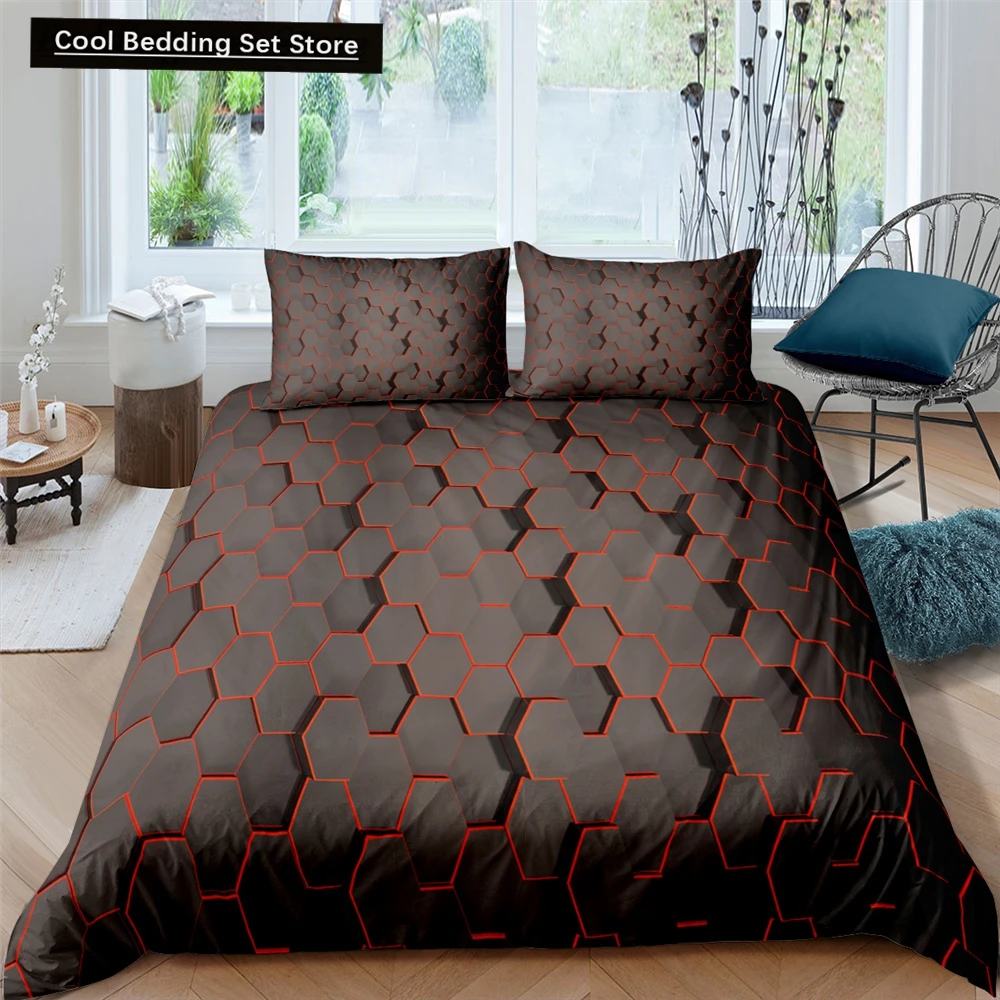 Duvet Cover Queen Geometric Bedding Set 3D Bed Set Girls Full Size Bed Comforter Cover Sets Twin Quilt Cover Unisex Honeycomb
Duvet Cover Queen Geometric Bedding Set 3D Bed Set Girls Full Size Bed Comforter Cover Sets Twin Quilt Cover Unisex Honeycomb