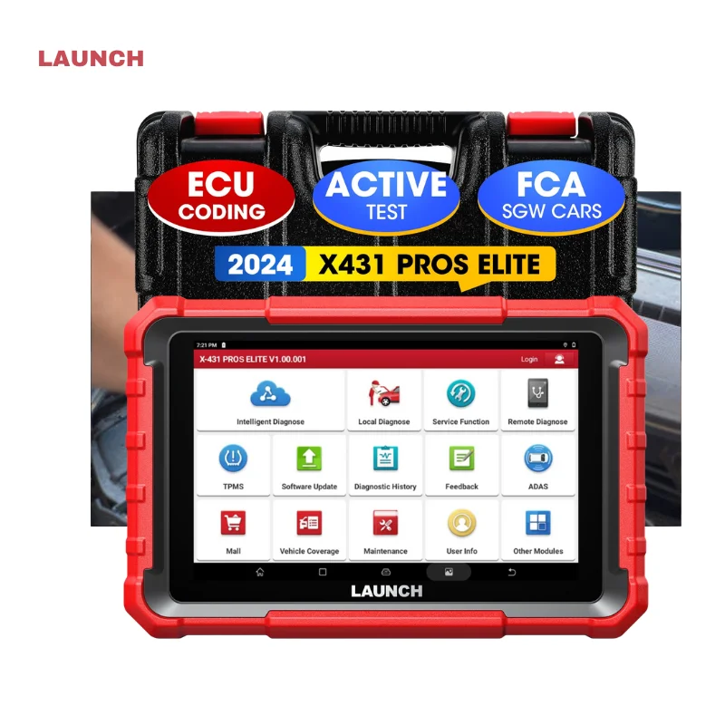 New arrival Launch x431 pros elite bidirectional scan tool 5x faster smart work diagnostics
New arrival Launch x431 pros elite bidirectional scan tool 5x faster smart work diagnostics