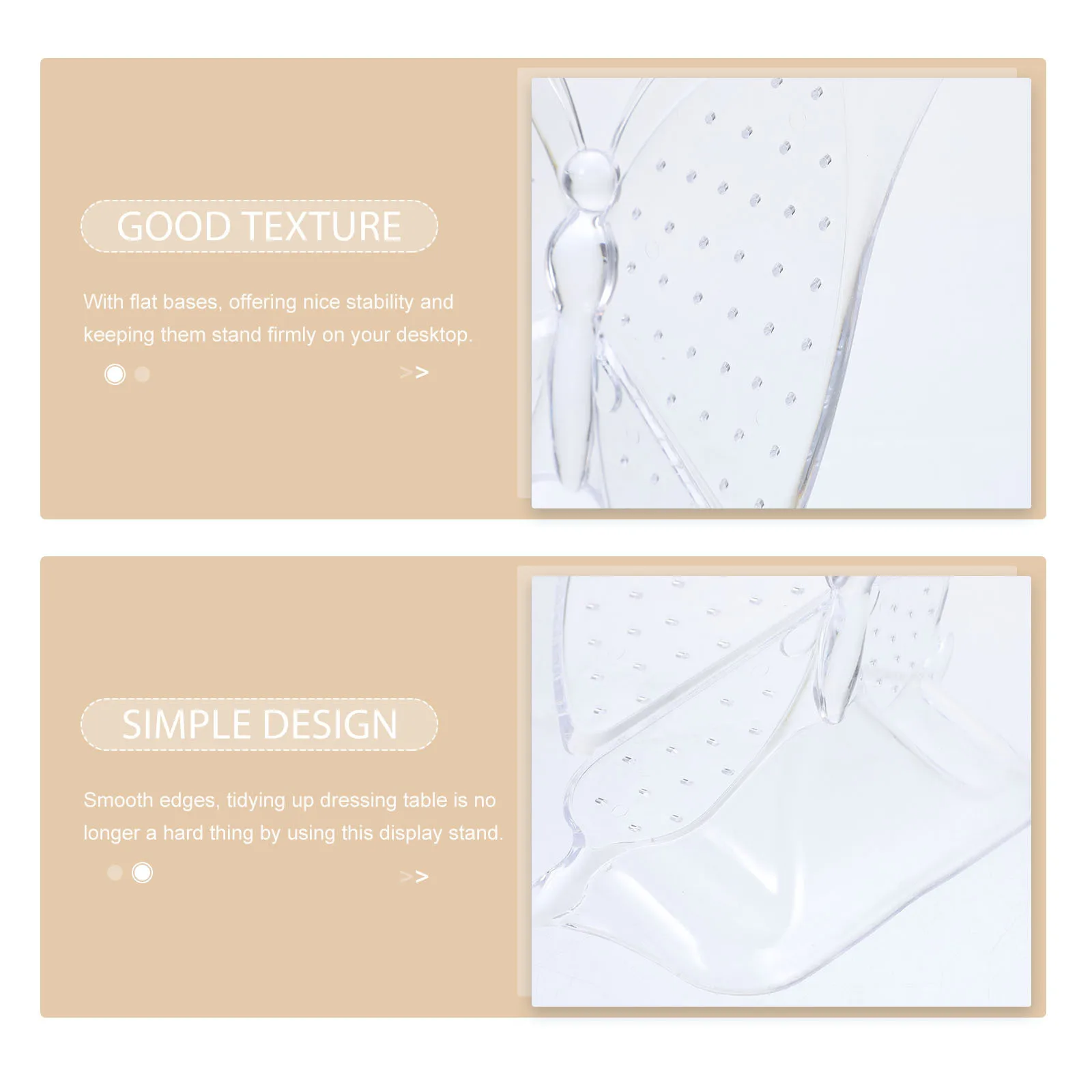 Multi Holes Earring Stand Jewelry Display Rack for Women Ear Studs Organizer Holder Desktop Tidy Storage Stand
Multi Holes Earring Stand Jewelry Display Rack for Women Ear Studs Organizer Holder Desktop Tidy Storage Stand