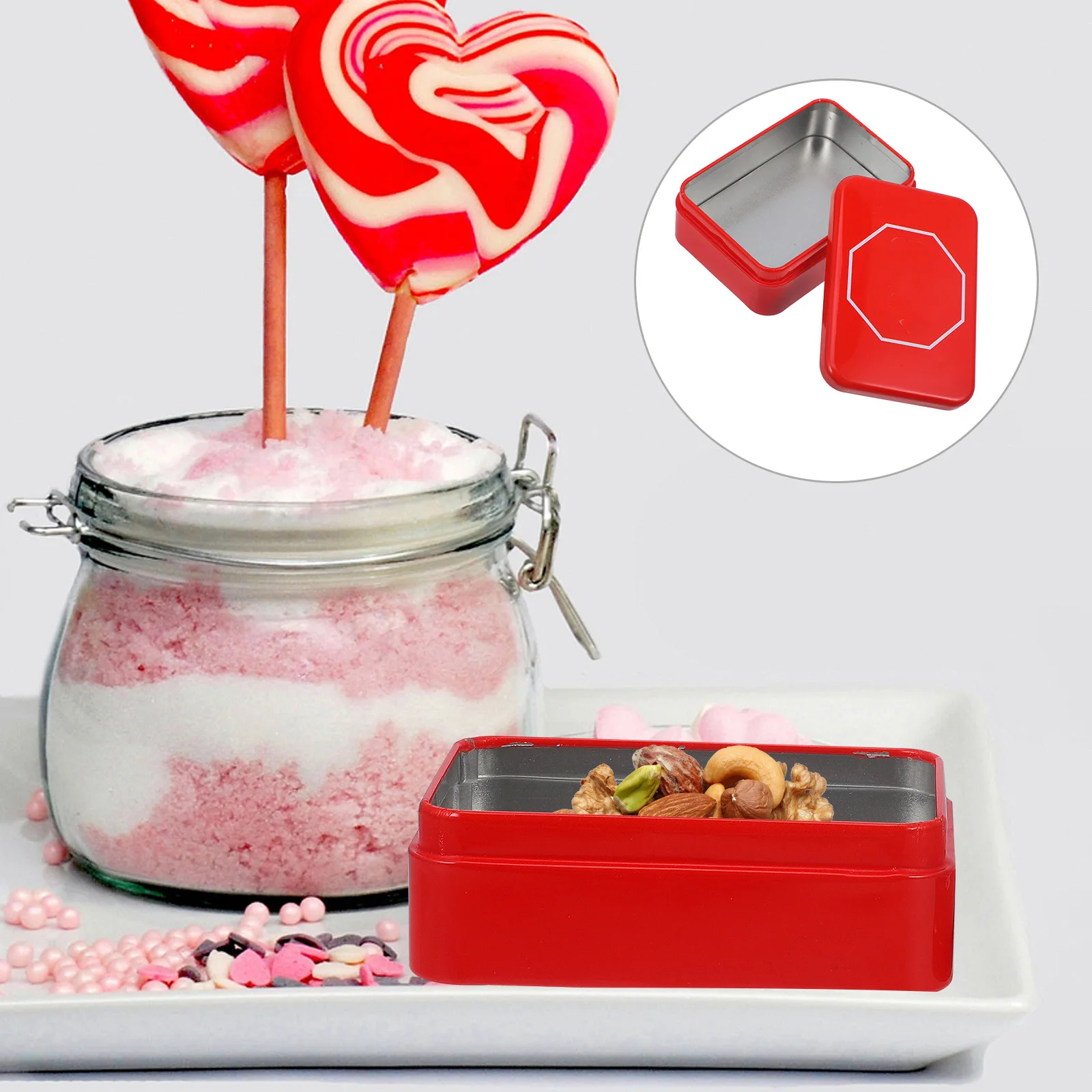 Tinplate Candy Box Cookie Container With Lid Large Metal Gift Storage Jar Airtight For Gifts Candies Cookies Biscuits
Tinplate Candy Box Cookie Container With Lid Large Metal Gift Storage Jar Airtight For Gifts Candies Cookies Biscuits
