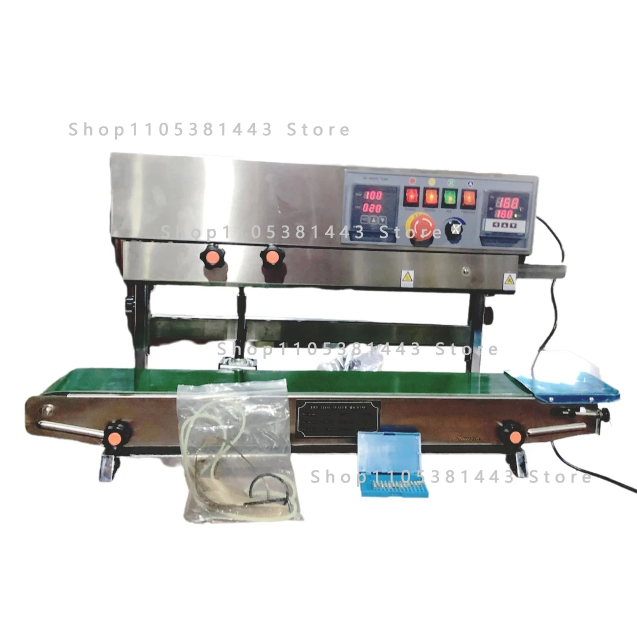 Solid Ink Printing Continuous Band Sealer Machine FR-1000 Automatic Vertical Plastic Film Bags Heat Sealing Machine
Solid Ink Printing Continuous Band Sealer Machine FR-1000 Automatic Vertical Plastic Film Bags Heat Sealing Machine