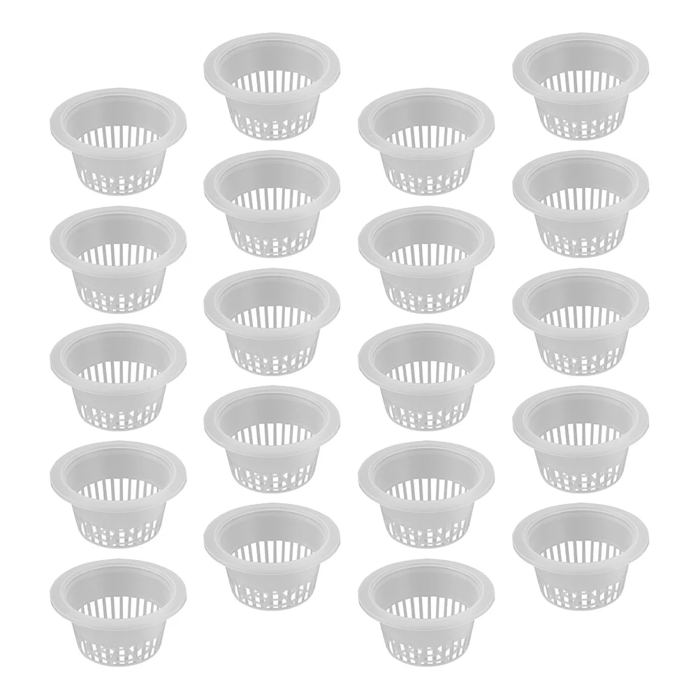 20 Pcs Hydroponic Baskets Plant Growing Pots Nursery Slotted Cups Plastic Material Multi Holes Bottom Even Drainage Healthy
20 Pcs Hydroponic Baskets Plant Growing Pots Nursery Slotted Cups Plastic Material Multi Holes Bottom Even Drainage Healthy
