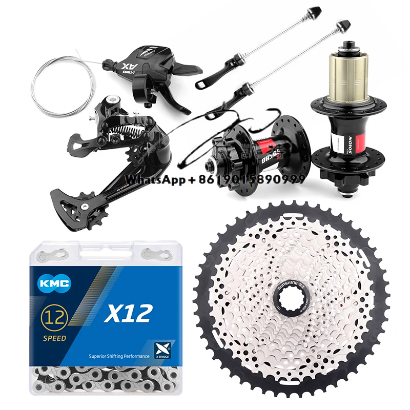 MTB 13 Speed Kit LTWOO Shifter Rear Derailleur 13S Hub 32 Holes 13V Groupset KMC X12 Chain Sunshine 50T Cassette Bike Part
MTB 13 Speed Kit LTWOO Shifter Rear Derailleur 13S Hub 32 Holes 13V Groupset KMC X12 Chain Sunshine 50T Cassette Bike Part