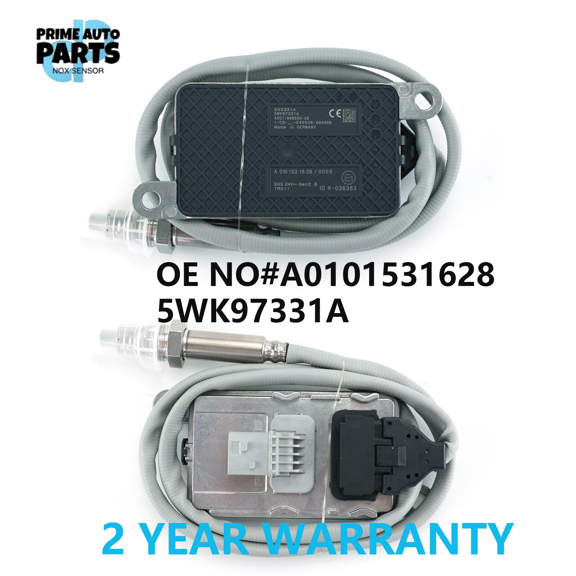 Nox Sensor 5WK97331A 0101531628 New Nitrogen Oxide Sensor 5WK97331A A0101531628 Mercedes Benz Actros Axor
Nox Sensor 5WK97331A 0101531628 New Nitrogen Oxide Sensor 5WK97331A A0101531628 Mercedes Benz Actros Axor