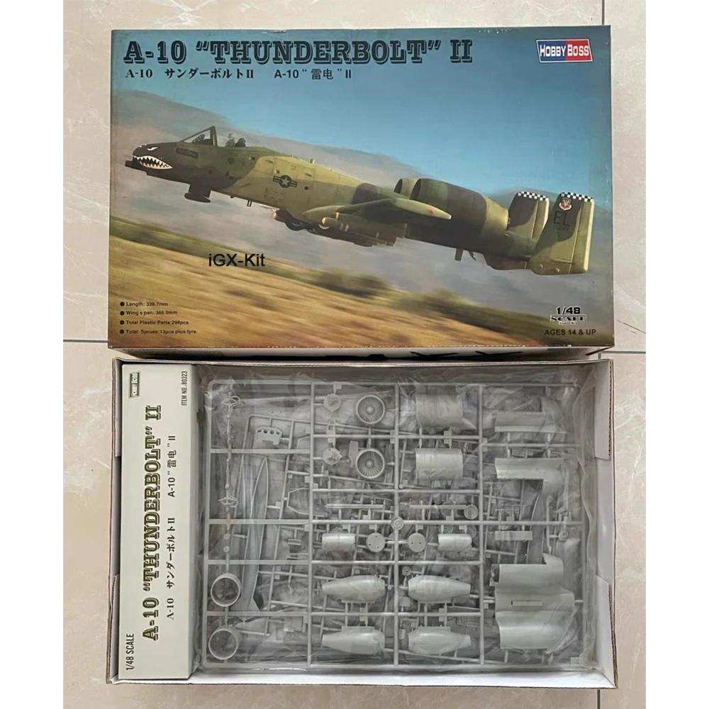 Hobbyboss 80323 1/48 Scale US A10 A-10 Thunderbolt II Attack Plane Aircraft Hobby Plastic Assembly Model Building Kit
Hobbyboss 80323 1/48 Scale US A10 A-10 Thunderbolt II Attack Plane Aircraft Hobby Plastic Assembly Model Building Kit