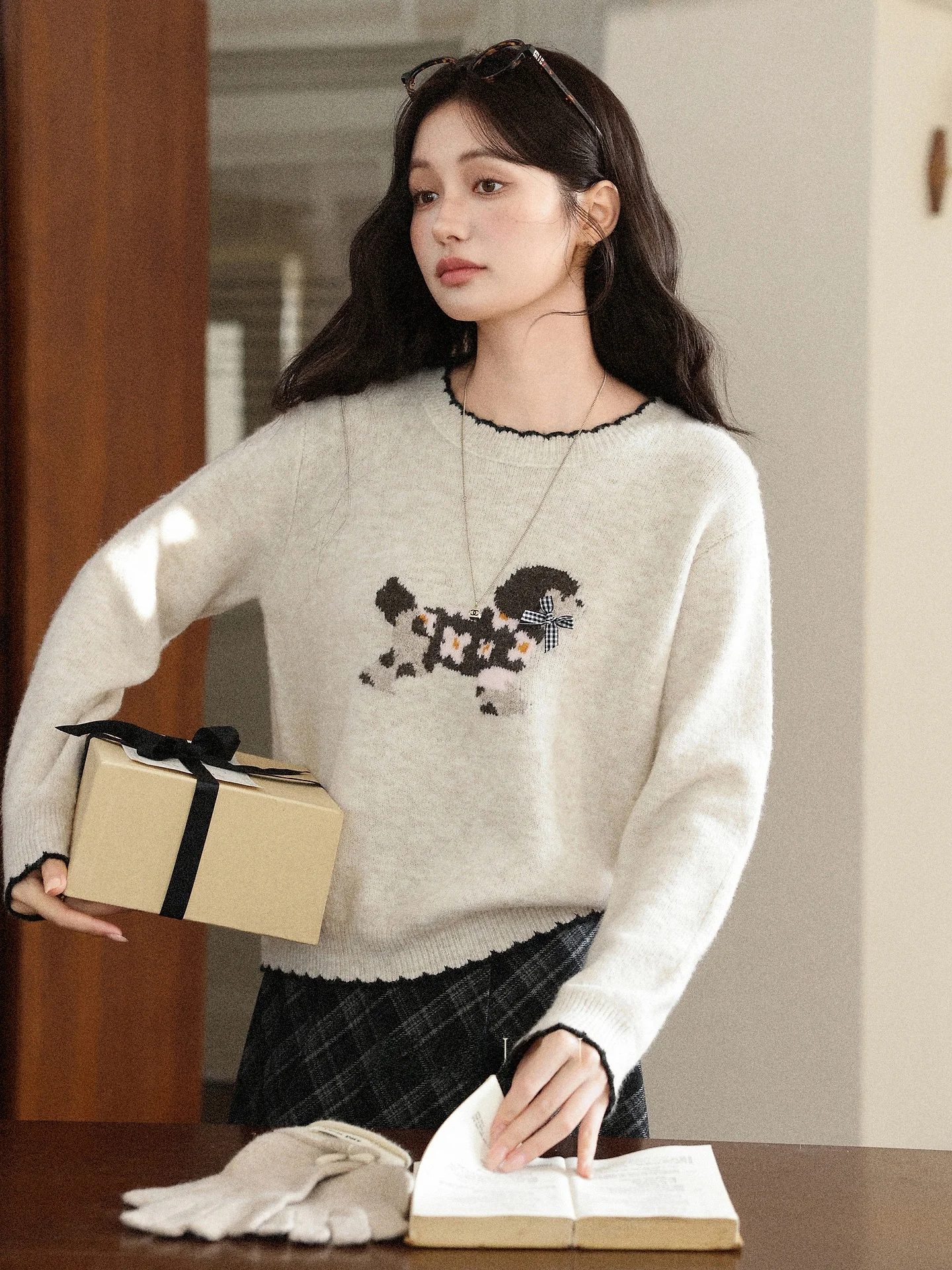 South Deer Plu Dr Oaeal round Ne Knitted Sweater Women's Autumn Winter Loose Fit Embroidered Top Ele Sle Long ...
South Deer Plu Dr Oaeal round Ne Knitted Sweater Women's Autumn Winter Loose Fit Embroidered Top Ele Sle Long ...