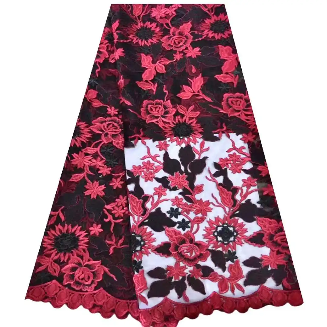 High Quality Lace Fabric Sewing DIY Design Evening Party Wedding Dress Flowers Tulle Embroidery Craft Trimming 5 Yards Wholesale
High Quality Lace Fabric Sewing DIY Design Evening Party Wedding Dress Flowers Tulle Embroidery Craft Trimming 5 Yards Wholesale