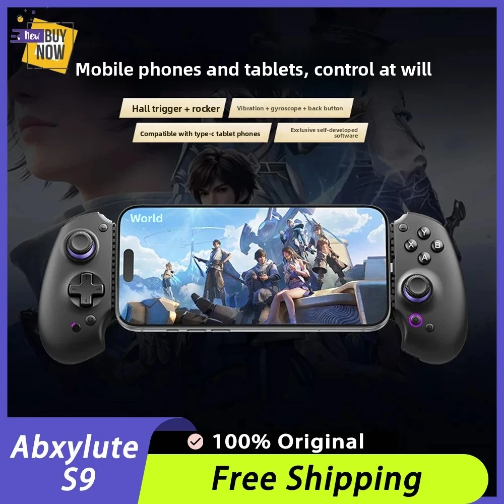 Abxylute S9 Stretch Game Controller For Delta Action Path Of Exile 2 Gamer Android IOS Type-C Bluetooth Mobile Phone Gamepad
Abxylute S9 Stretch Game Controller For Delta Action Path Of Exile 2 Gamer Android IOS Type-C Bluetooth Mobile Phone Gamepad
