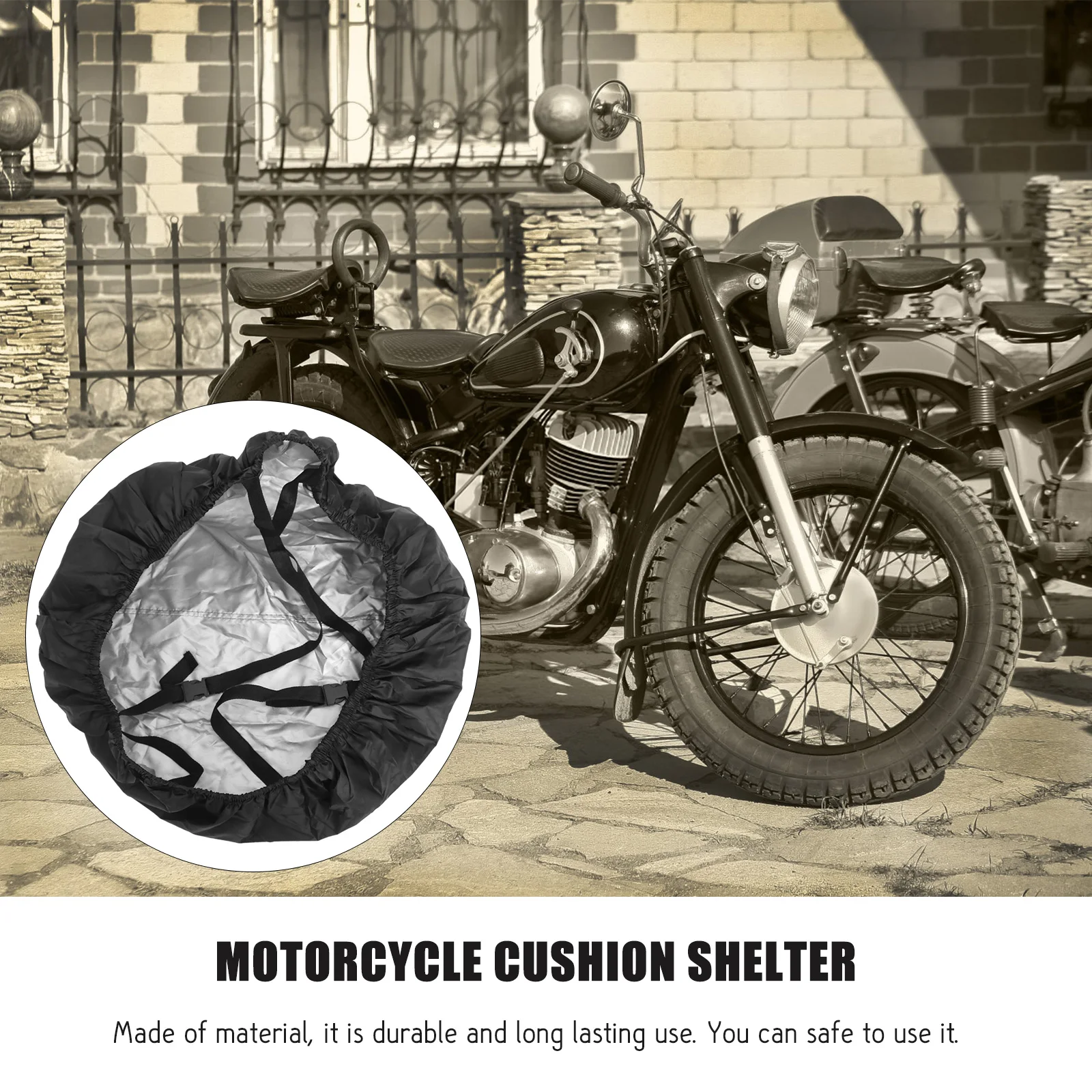 Practical Motorcycle Cushion Protector Waterproof Sunshade Cover Durable Elastic Band Integrated Storage Suitable
Practical Motorcycle Cushion Protector Waterproof Sunshade Cover Durable Elastic Band Integrated Storage Suitable