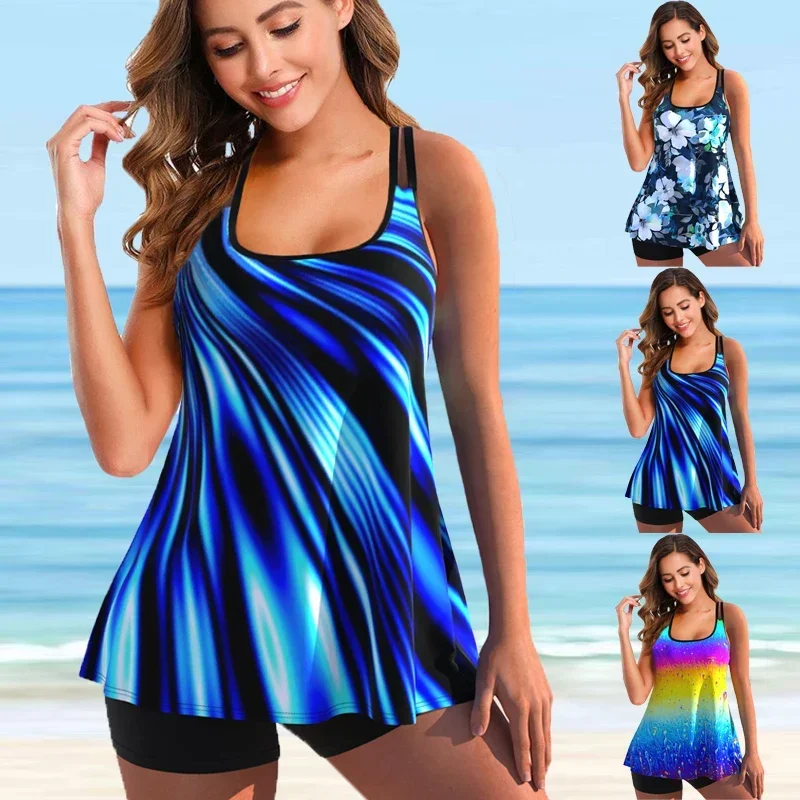 Women's Casual Vacation Swimsuit Bikini Set, Blue Starry Swimsuit, Seaside Swimsuit Two-piece Set, Top and ShortsS-6XL
Women's Casual Vacation Swimsuit Bikini Set, Blue Starry Swimsuit, Seaside Swimsuit Two-piece Set, Top and ShortsS-6XL