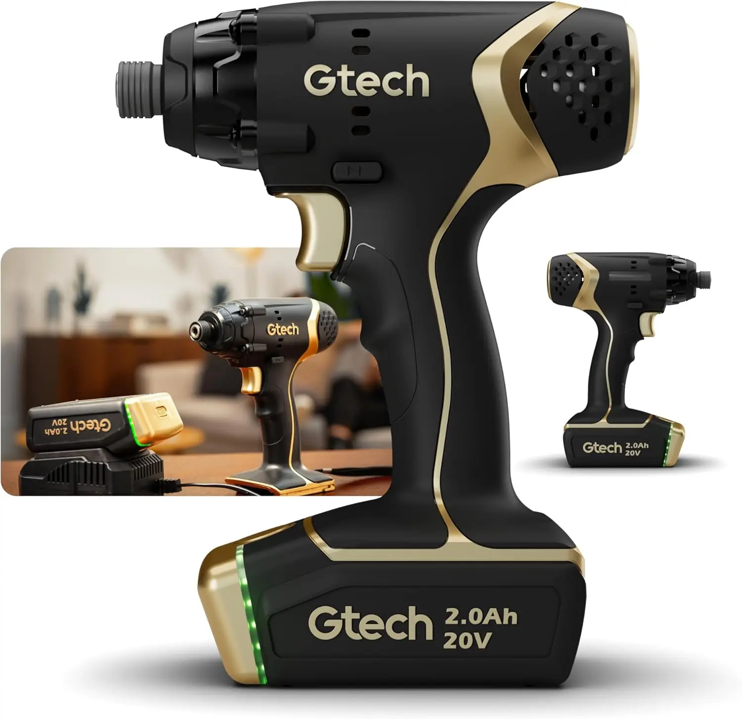 Impact Driver Bundle - Cordless Impact Driver - Perfect for Installing Screws, Fasteners, and More - Includes Impact Driver, 20V
Impact Driver Bundle - Cordless Impact Driver - Perfect for Installing Screws, Fasteners, and More - Includes Impact Driver, 20V