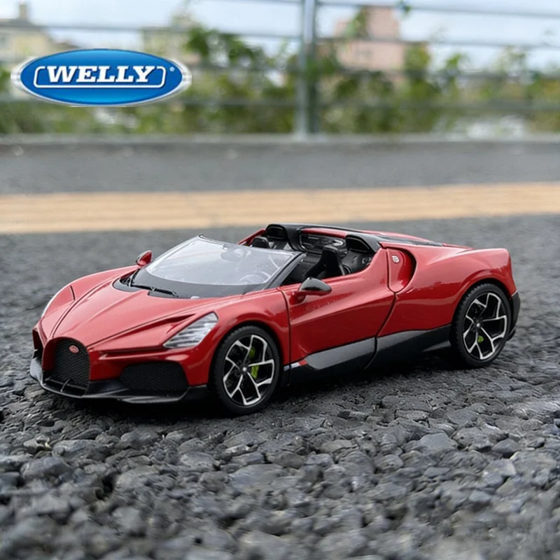 Welly 1:24 Bugatti W16 Mistral Alloy Convertible Sports Car Model Diecast Metal Race Vehicles Car Model Simulation Kids Toy Gift
Welly 1:24 Bugatti W16 Mistral Alloy Convertible Sports Car Model Diecast Metal Race Vehicles Car Model Simulation Kids Toy Gift