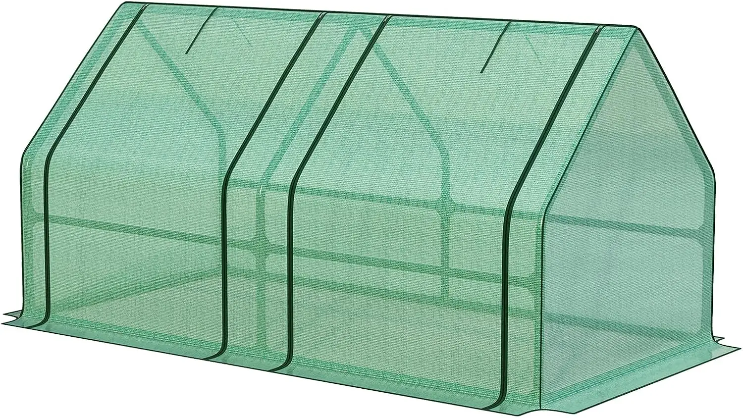 6x3ft Mini Greenhouse with 2 Zipper Doors, Water-Resistant & UV-Protected for Plants
6x3ft Mini Greenhouse with 2 Zipper Doors, Water-Resistant & UV-Protected for Plants
