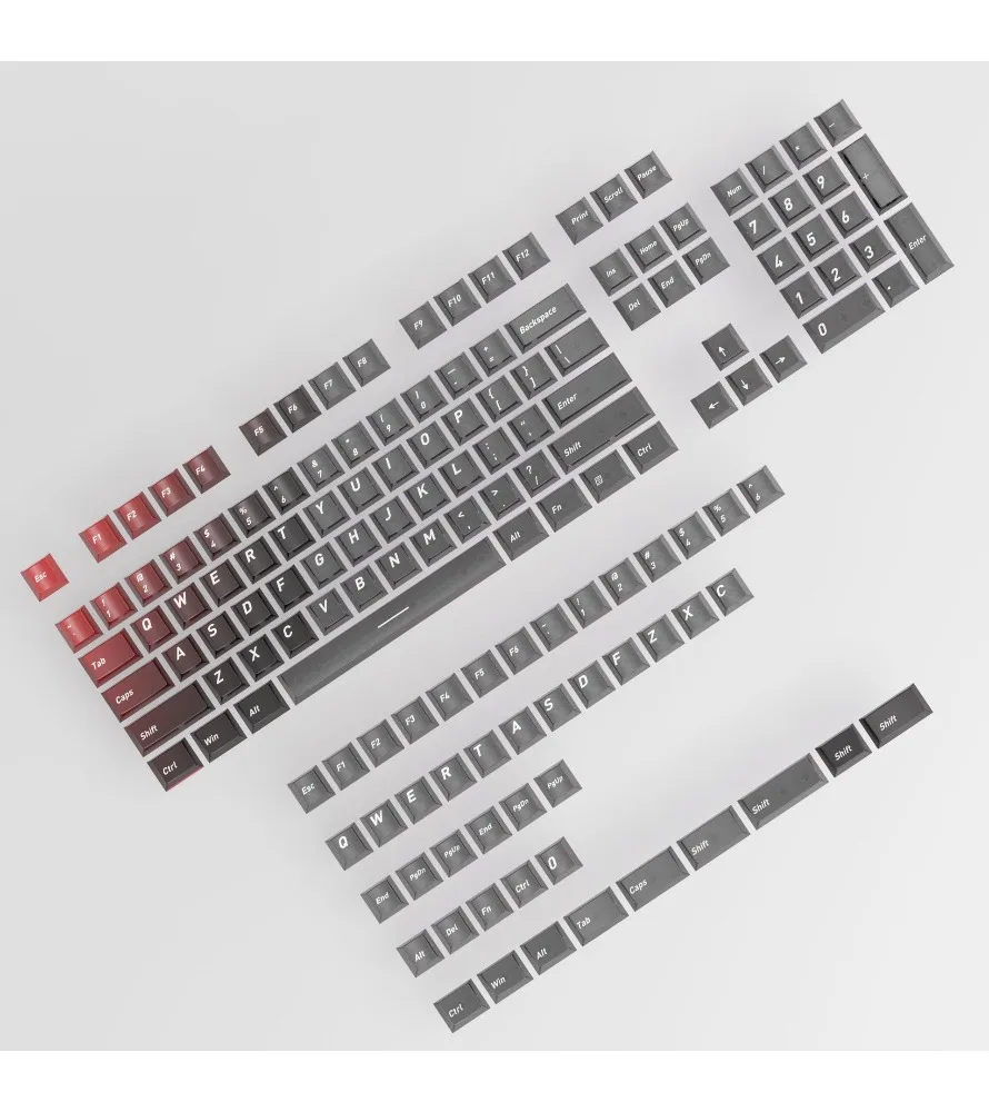 Keycap sublimation + PC fog transparent keycap night gradual change transparent keycap original highly customized mechanical
Keycap sublimation + PC fog transparent keycap night gradual change transparent keycap original highly customized mechanical
