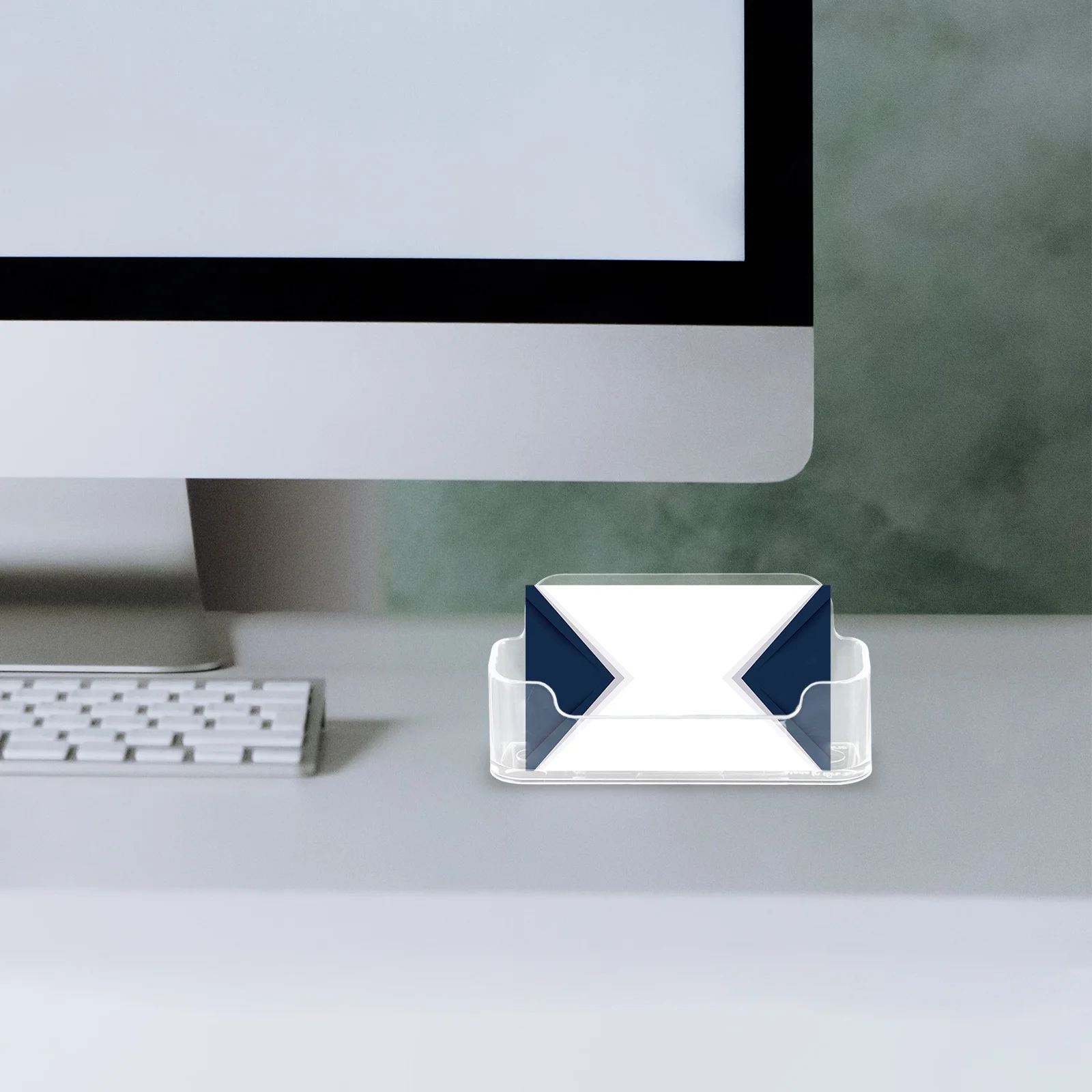 4Pcs Business Card Holder Clear Plastic Cards Organizer Transparent Business Cards Case Name Card Stand Office Desk Storage
4Pcs Business Card Holder Clear Plastic Cards Organizer Transparent Business Cards Case Name Card Stand Office Desk Storage