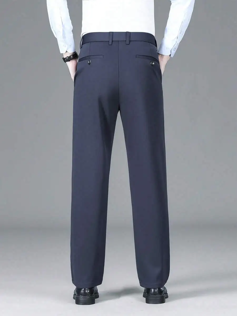 Men’s Blue Straight Fit Dress Pants For Office Or Formal Wear, Lightweight Unlined Trousers Spring Autumn
Men’s Blue Straight Fit Dress Pants For Office Or Formal Wear, Lightweight Unlined Trousers Spring Autumn