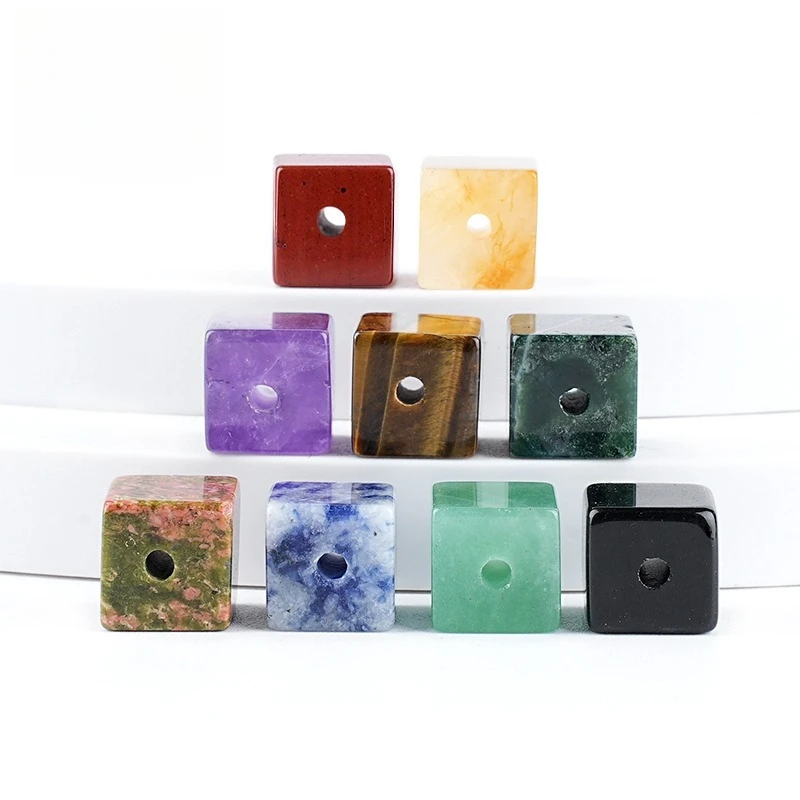 20Pcs DIY Loose Beads Natural Stone Square Beads 10mm For DIY Jewelry Making Necklace Bracelet Earrings Accessory
20Pcs DIY Loose Beads Natural Stone Square Beads 10mm For DIY Jewelry Making Necklace Bracelet Earrings Accessory