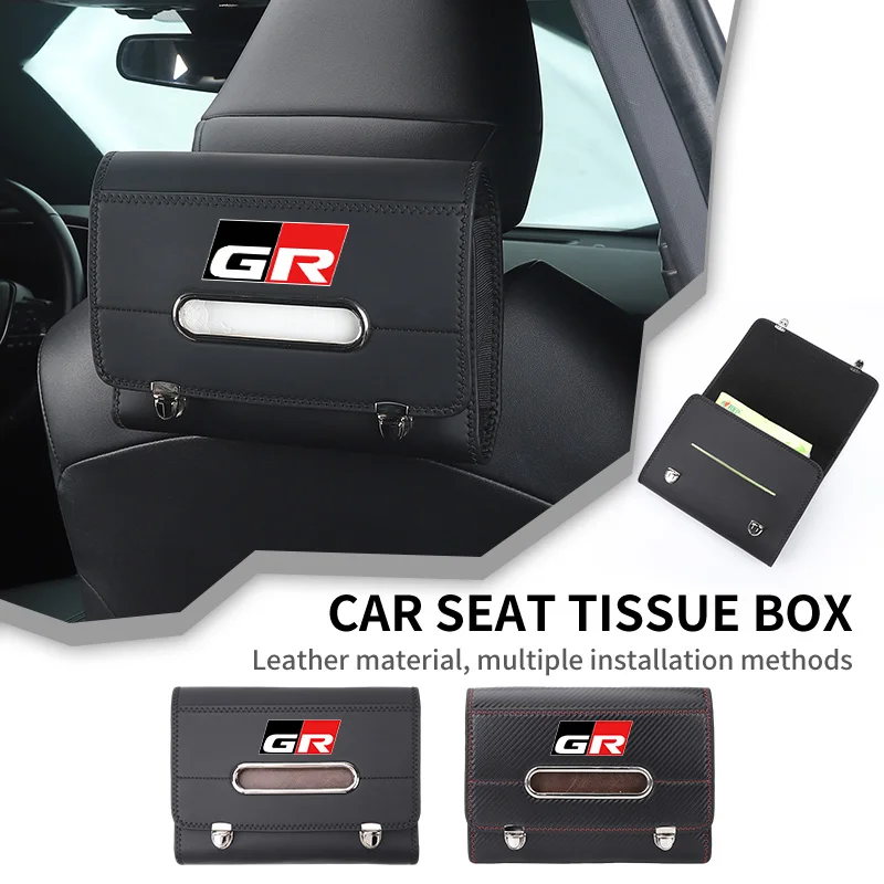 Car Seatback Tissue Holder Box Paper Towel Pouch Napkin Bag For Toyota Crown GR Corolla YARIS L Auris C-HR Hilux Vios Rav9 Prius
Car Seatback Tissue Holder Box Paper Towel Pouch Napkin Bag For Toyota Crown GR Corolla YARIS L Auris C-HR Hilux Vios Rav9 Prius