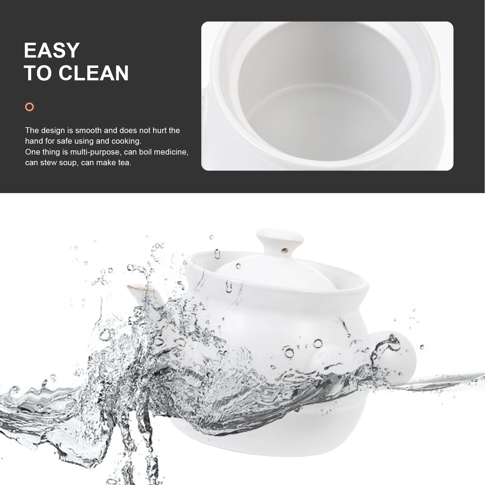 Керамический горшок для китайской медицины для кипячения травяных отвара, ручка с носиком большой емкости, термостойкая, недеформируемая, многофункциональная
Керамический горшок для китайской медицины для кипячения травяных отвара, ручка с носиком большой емкости, термостойкая, недеформируемая, многофункциональная