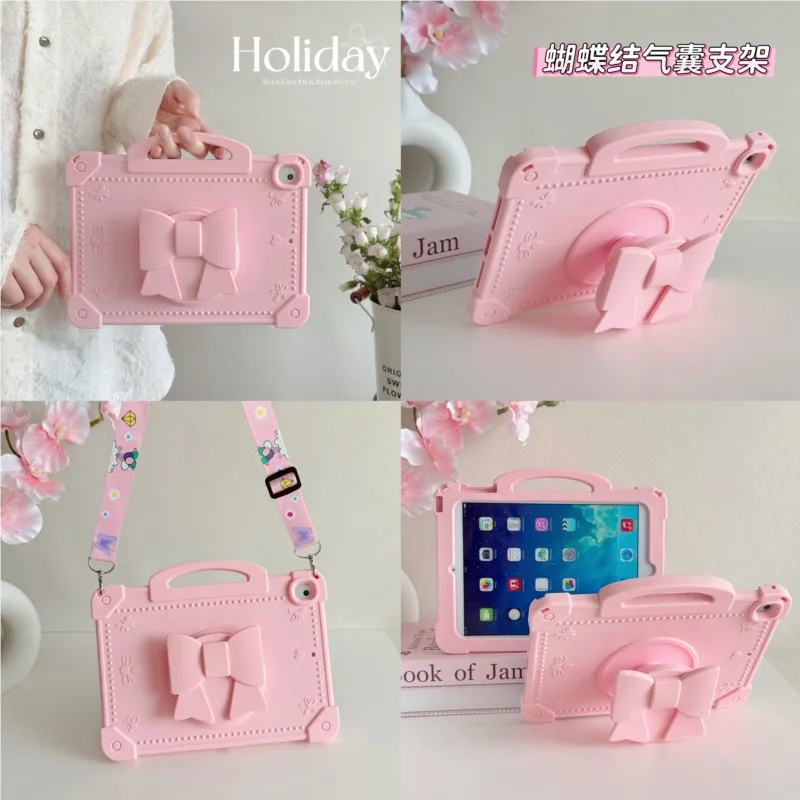 Cute 3D Pink Bow Knot Silicone Tablet Case For iPad 5/6 7/8/9th 10th Air3/4/5 Pro 9.7 10.2 10.5 10.9 11inch A16 A19 M4 for girls
Cute 3D Pink Bow Knot Silicone Tablet Case For iPad 5/6 7/8/9th 10th Air3/4/5 Pro 9.7 10.2 10.5 10.9 11inch A16 A19 M4 for girls