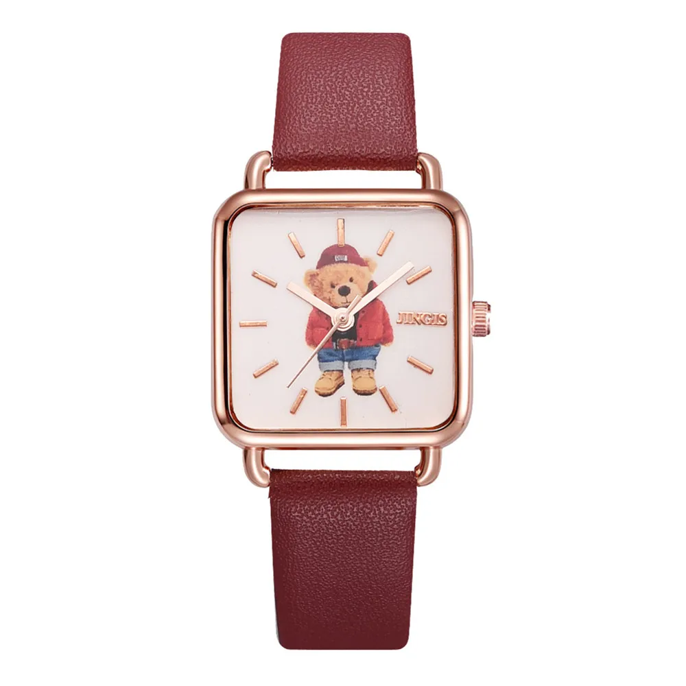 Women Fashion Small Pudding Bear Square Design Watches 2022 Brand Retro Black Ladies Wristwatches Casual Female Quartz Leather
Women Fashion Small Pudding Bear Square Design Watches 2022 Brand Retro Black Ladies Wristwatches Casual Female Quartz Leather