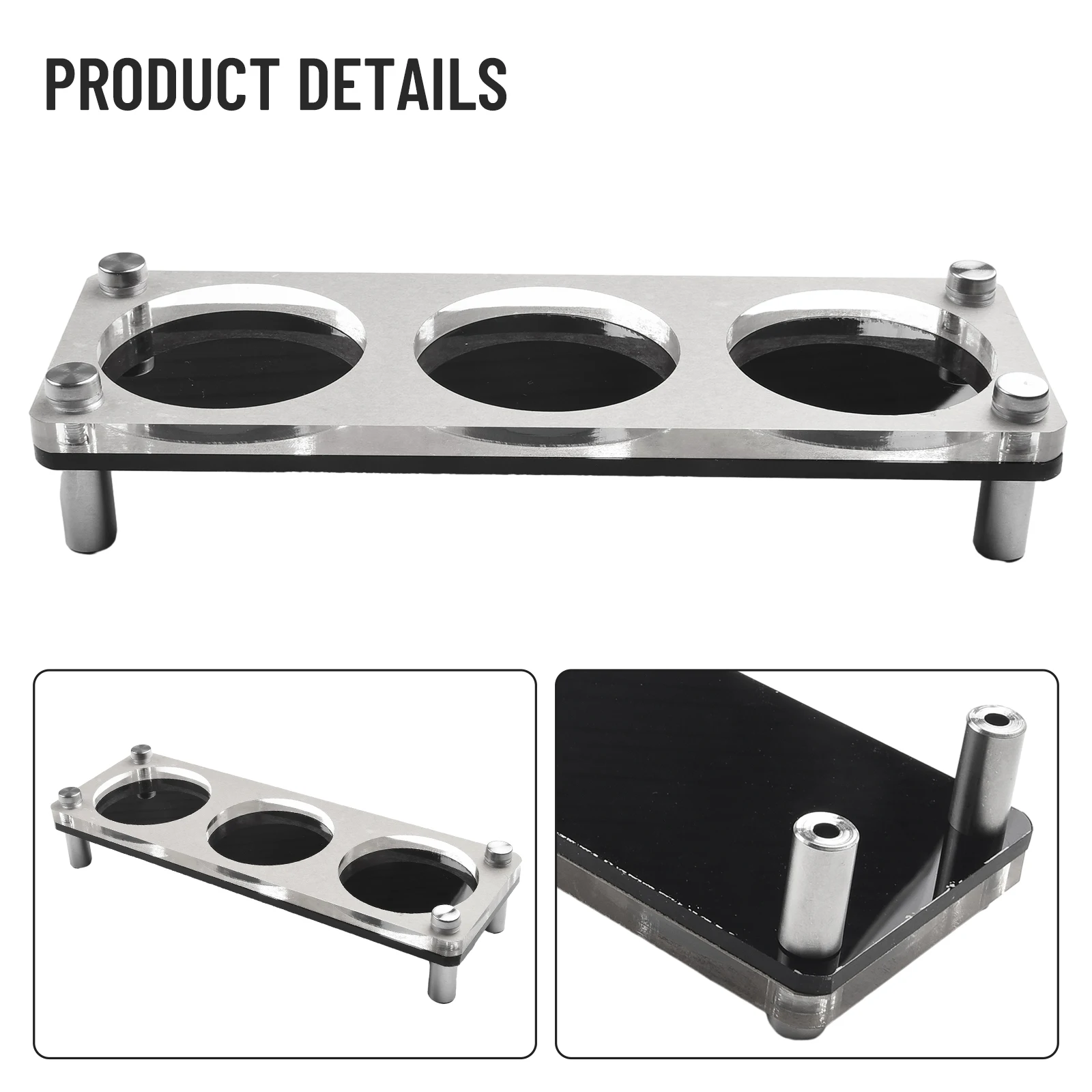Coffee Tools Stand 2 Layers Suitable for 63mm Portafilters Tampers and Cleaning Brushes Keep Your Coffee Station Organized
Coffee Tools Stand 2 Layers Suitable for 63mm Portafilters Tampers and Cleaning Brushes Keep Your Coffee Station Organized