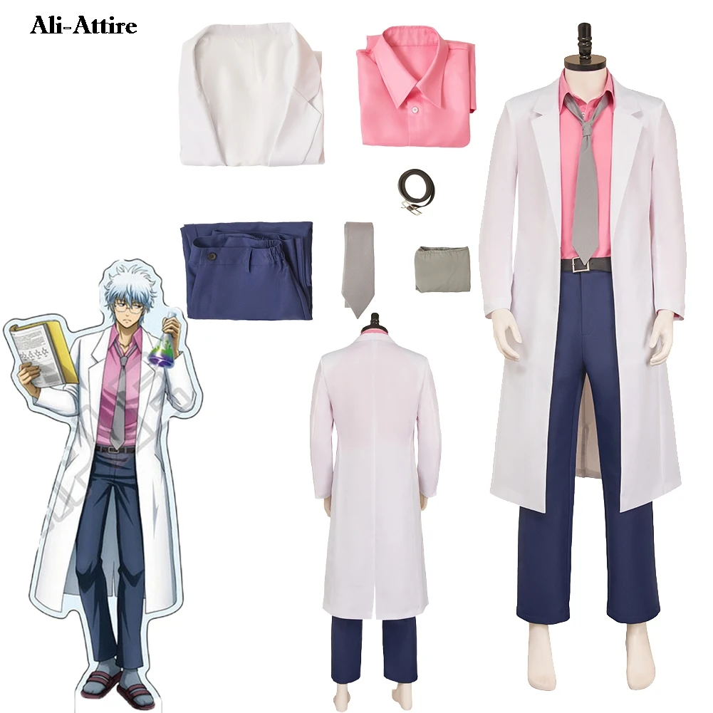 Anime Gintama Cosplay Sakata Gintoki Clothes Top Pants Party Disguise Men Adult Roleplay Halloween Costume Carnival Outfit Suits
Anime Gintama Cosplay Sakata Gintoki Clothes Top Pants Party Disguise Men Adult Roleplay Halloween Costume Carnival Outfit Suits