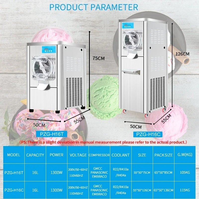 Mini Countertop Batch Freezer Commercial Italian Gelato Hard Ice Cream Maker Machine Making
Mini Countertop Batch Freezer Commercial Italian Gelato Hard Ice Cream Maker Machine Making