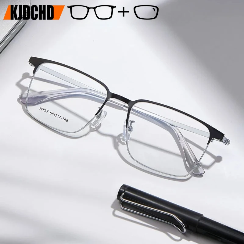 KJDCHD Business Men Optical Prescription Glasses Blue Light Blocking Photochromic Myopia Hyperopia Progressive Big Eyeglasses
KJDCHD Business Men Optical Prescription Glasses Blue Light Blocking Photochromic Myopia Hyperopia Progressive Big Eyeglasses