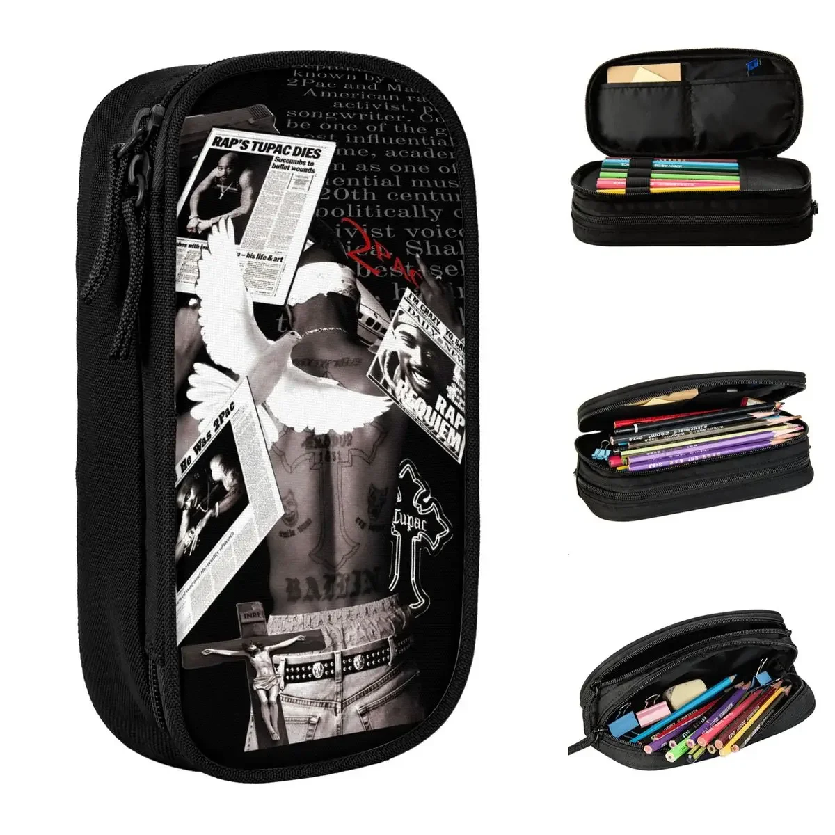 Tupacs 2pac Hip Hop Pencil Cases Lovely Pen Box Bags Kids Large Storage School Supplies Gifts Pencilcases
Tupacs 2pac Hip Hop Pencil Cases Lovely Pen Box Bags Kids Large Storage School Supplies Gifts Pencilcases