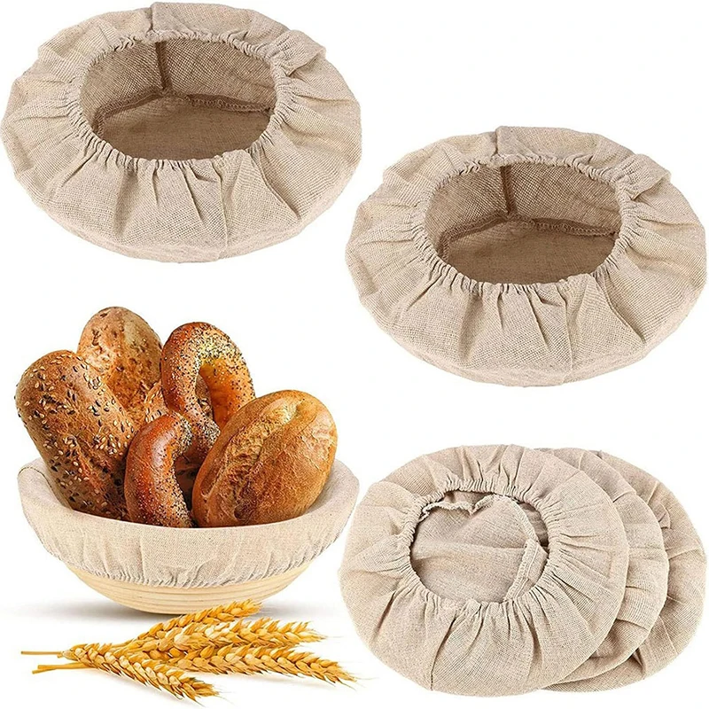 3 Pcs Bread Basket Liner Cloth Set 9/10Inch Round Dough Fermentation Cloth Liner Baking Dough Basket Cover DIY Baking Tools
3 Pcs Bread Basket Liner Cloth Set 9/10Inch Round Dough Fermentation Cloth Liner Baking Dough Basket Cover DIY Baking Tools