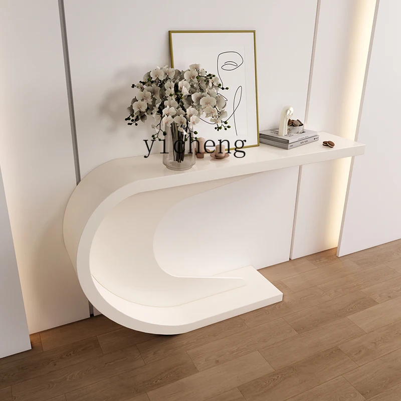 TQH entrance table Modern entrance cabinet Living room opposite door Hotel living room simple against the wall Art decoration
TQH entrance table Modern entrance cabinet Living room opposite door Hotel living room simple against the wall Art decoration