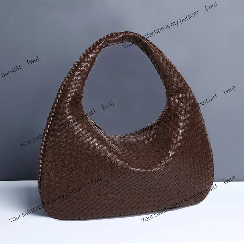 New Vegan Leather Hobo Bag Handmade Woven Casual Female Half Moon Handbag Big Capacity Patchwork Zipper Women Tote Shoulder Bags
New Vegan Leather Hobo Bag Handmade Woven Casual Female Half Moon Handbag Big Capacity Patchwork Zipper Women Tote Shoulder Bags