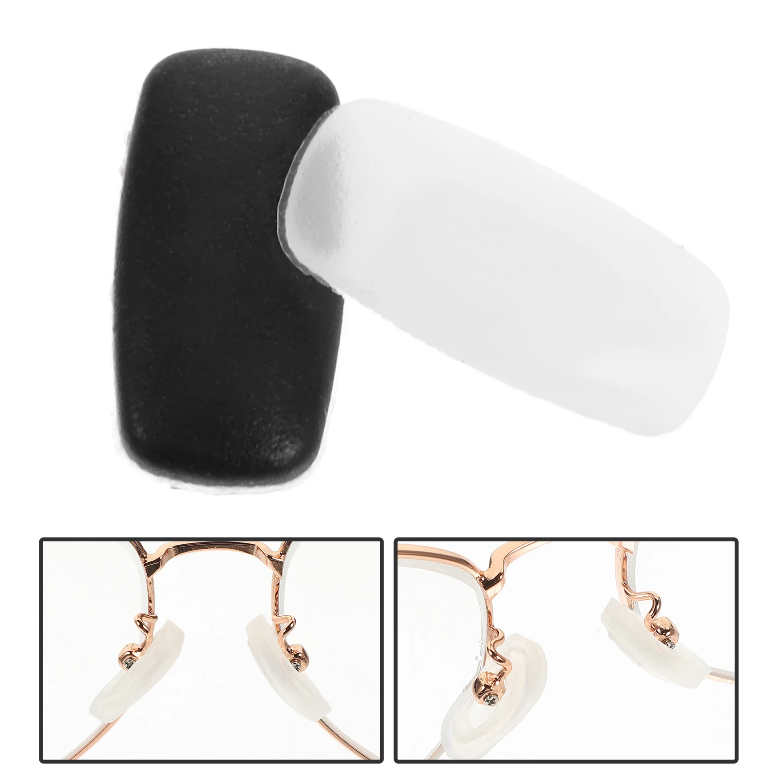 Silicone Anti-Slip Glasses Nose Pads Replacement Rectangular Pads For Eyeglasses Sunglasses Universal Fit 
Silicone Anti-Slip Glasses Nose Pads Replacement Rectangular Pads For Eyeglasses Sunglasses Universal Fit
