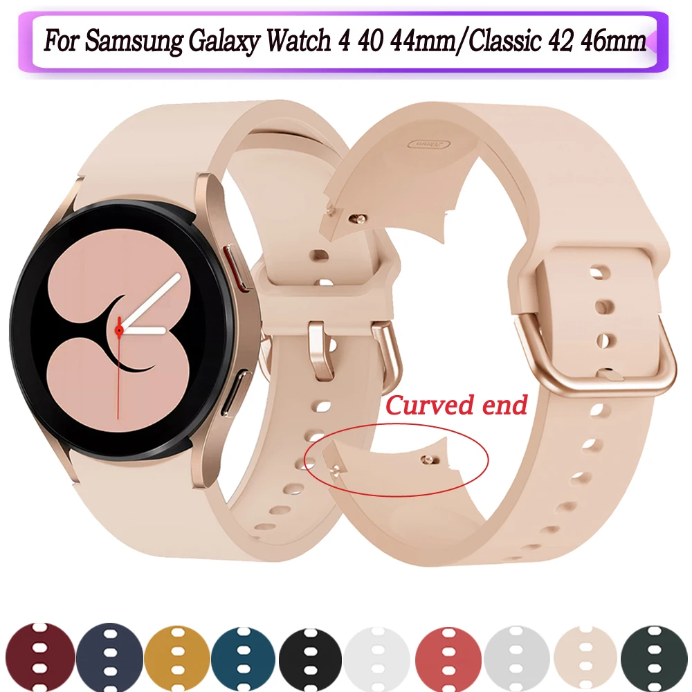 No Gaps Silicone Smart Watchband Strap Replacement For Samsung Galaxy Watch4 Classic 46 42/Watch 4 44 40mm Ridge Bracelet Correa
No Gaps Silicone Smart Watchband Strap Replacement For Samsung Galaxy Watch4 Classic 46 42/Watch 4 44 40mm Ridge Bracelet Correa