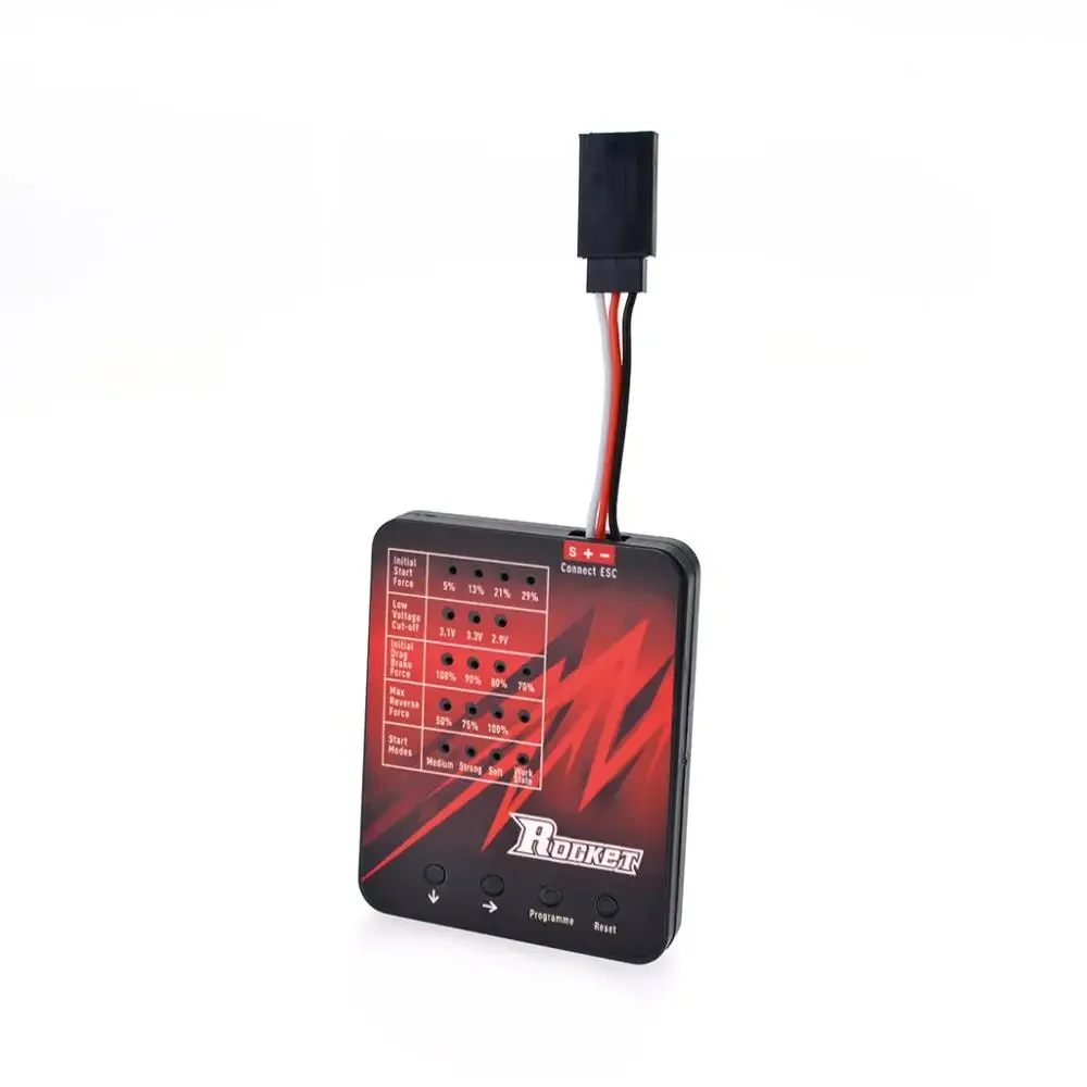 Rocket 540PLUS Programming Card For 5-Slot 11T 13T 16T 20T Waterproof Motor 80A ESC Tamiya Kyosho TRAXXAS WLtoys 1/10 RC Car
Rocket 540PLUS Programming Card For 5-Slot 11T 13T 16T 20T Waterproof Motor 80A ESC Tamiya Kyosho TRAXXAS WLtoys 1/10 RC Car