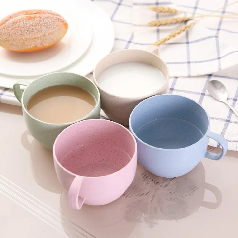 Wheat Straw Drinking Cup Mug 350Ml Beige Simple Design Cute Handle Cup for Tea Coffee Juice Healthy Lifestyle Use
Wheat Straw Drinking Cup Mug 350Ml Beige Simple Design Cute Handle Cup for Tea Coffee Juice Healthy Lifestyle Use