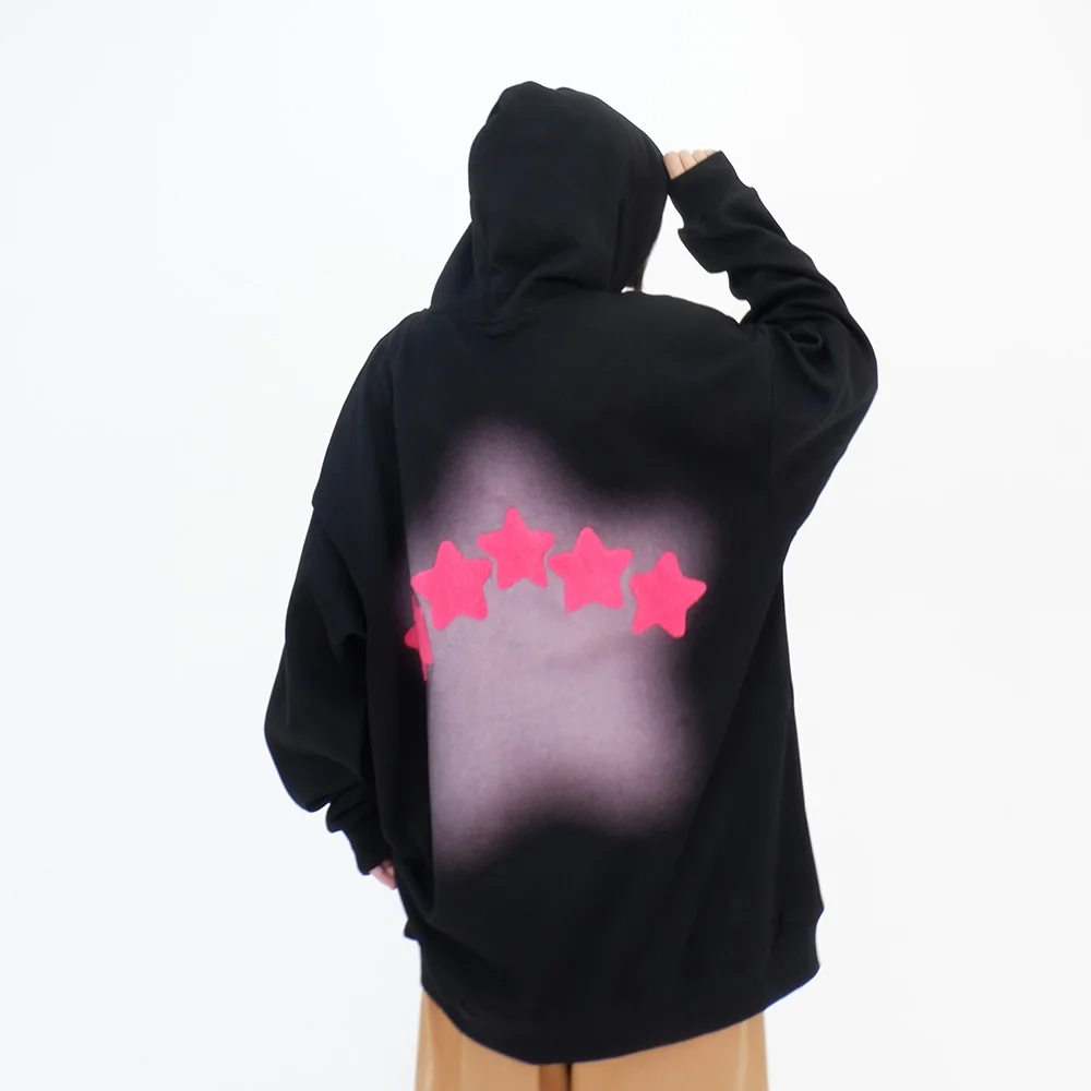 Gradient Star Hooded Sweatshirts for Women 2023 Autumn New Loose Blouse American High Street Couple Top Trend Hoodies
Gradient Star Hooded Sweatshirts for Women 2023 Autumn New Loose Blouse American High Street Couple Top Trend Hoodies