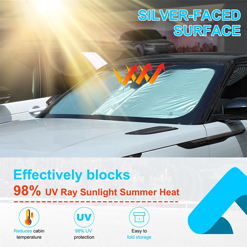 For Land Rover Range Rover Velar 2024 2025 Car Memory Steel Ring Sun Shade Front Car Sunshade Cover Car Accessories
For Land Rover Range Rover Velar 2024 2025 Car Memory Steel Ring Sun Shade Front Car Sunshade Cover Car Accessories