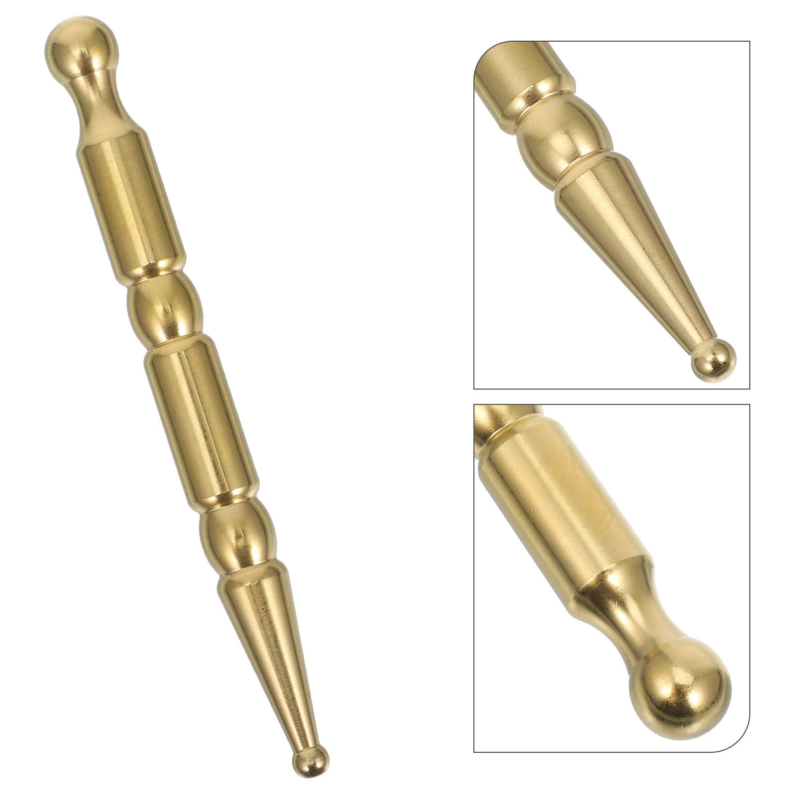 Brass Dual Facial Massage Stick Handheld Acupuncture Roller Cervical Massager Skincare Tools Acupressure Spoon Face
Brass Dual Facial Massage Stick Handheld Acupuncture Roller Cervical Massager Skincare Tools Acupressure Spoon Face