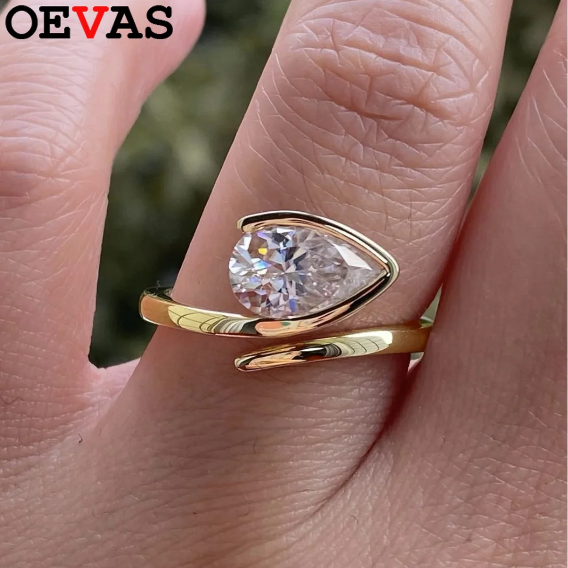 Кольцо OEVAS D цвета 6x9 мм 1,5 карата с муассанитом, стерлинговое серебро S925, открытые кольца для женщин, ювелирные украшения для свадебной вечеринки
Кольцо OEVAS D цвета 6x9 мм 1,5 карата с муассанитом, стерлинговое серебро S925, открытые кольца для женщин, ювелирные украшения для свадебной вечеринки