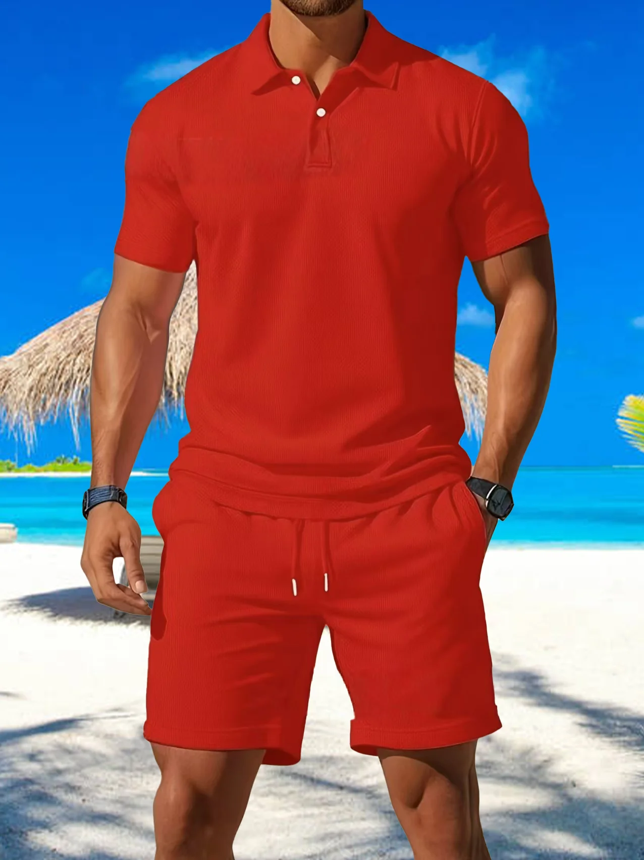 2025 European Men's Short Sleeved Polo Shirt Shorts Set, Loose and Handsome Young Men's Short Sleeved Shorts Two-piece Set,
2025 European Men's Short Sleeved Polo Shirt Shorts Set, Loose and Handsome Young Men's Short Sleeved Shorts Two-piece Set,
