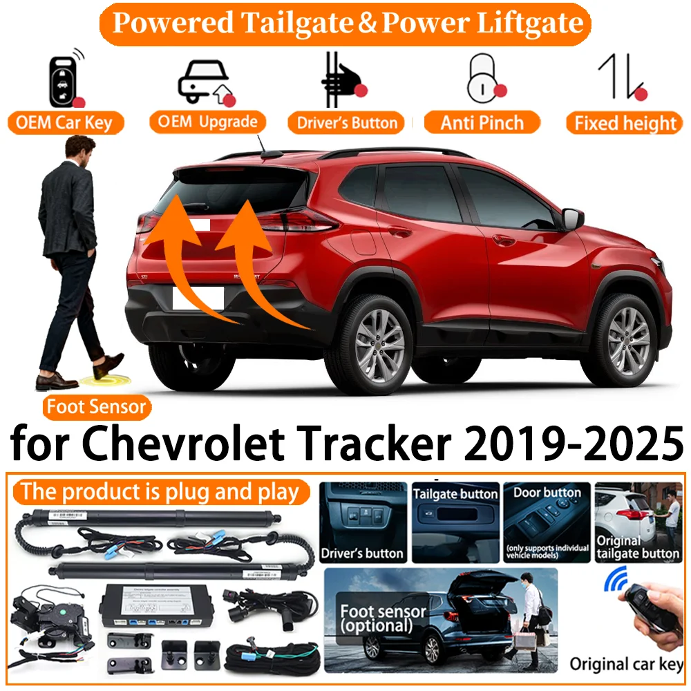 Car OEM Powered Tailgate system for Chevrolet Tracker 2019-2025 Automatic Electric Power Tailgate Tail Gate Lift Strut kit
Car OEM Powered Tailgate system for Chevrolet Tracker 2019-2025 Automatic Electric Power Tailgate Tail Gate Lift Strut kit